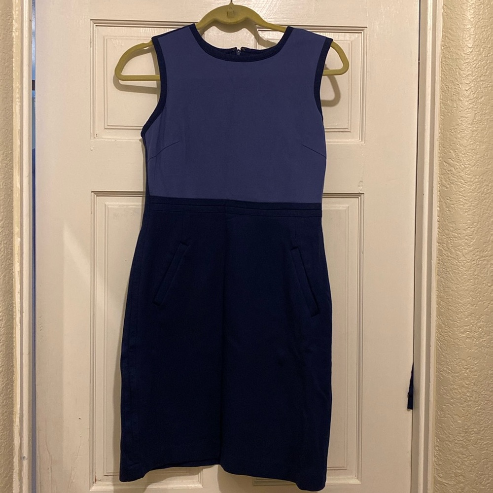 Lands End color block purple and blue size 6P with pockets